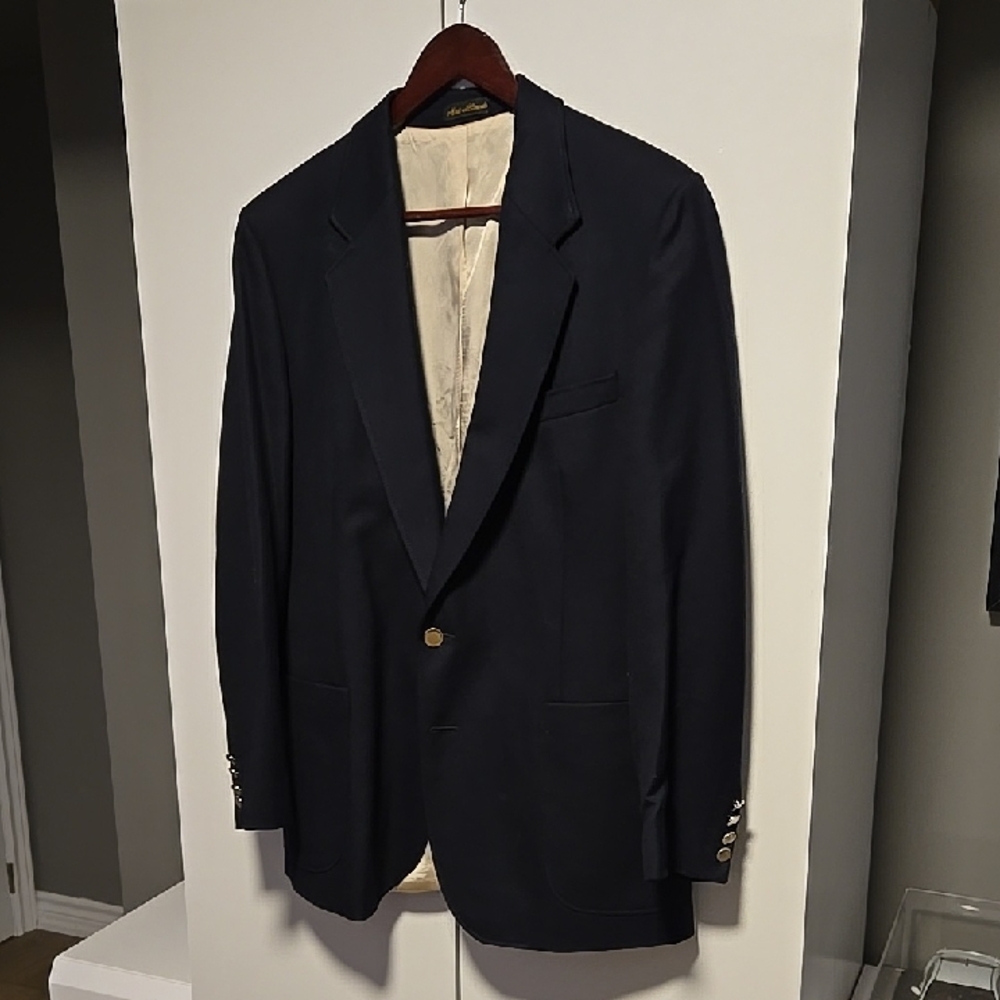 Stars Pure Wool Navy Men's Blazer